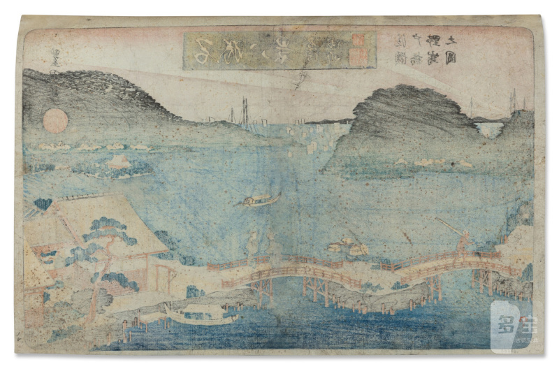 Utagawa Toyokuni II (Toyoshige, 1777-1835) | The complete set of Eight Views of Famous Places (Meisho hakkei) | Edo period, 19th century - 图9